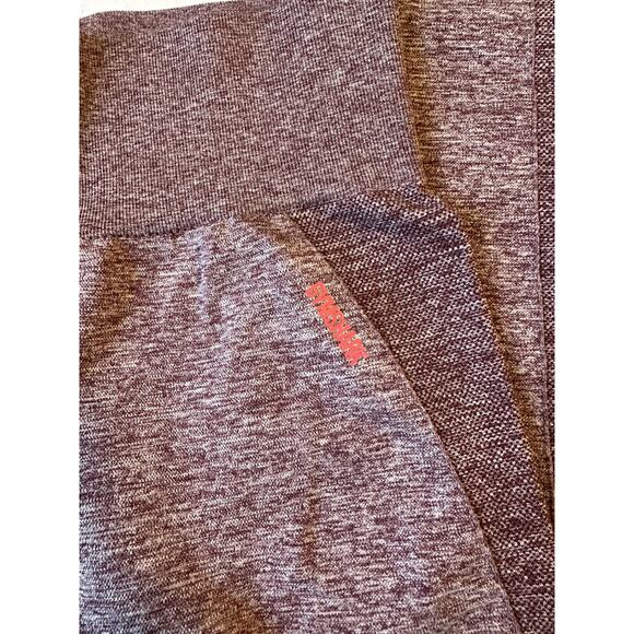 Gymshark Leggings Sz small Burgundy‎ - Picture 3 of 6